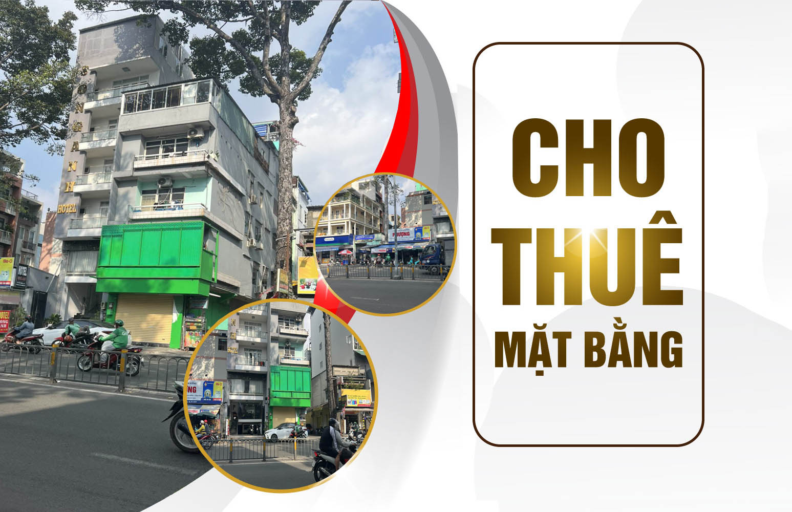 Cho thuê Mặt bằng đi riêng góc mặt tiền Lê Hồng phong, P.12, Q.10